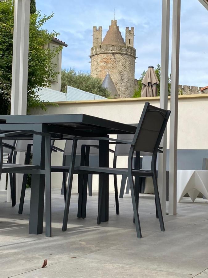 Vue Sur Cite - Spa Carcassonne Bagian luar foto